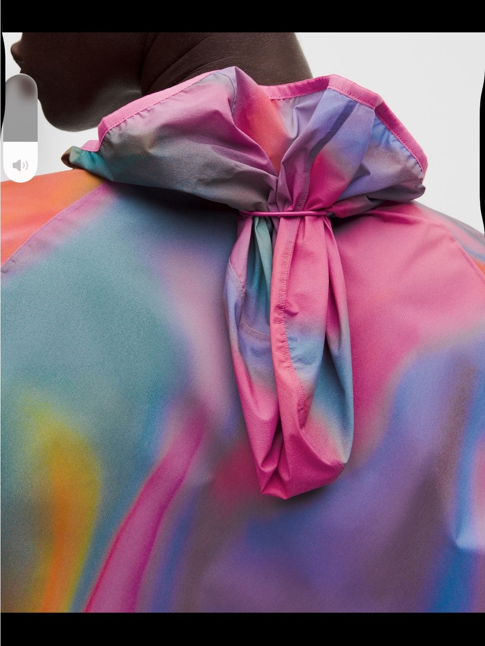 lululemon🍋Packable Trail Running Multicolor Hooded Jacket Size 12 NWT💖🧡💙 - Picture 7 of 16